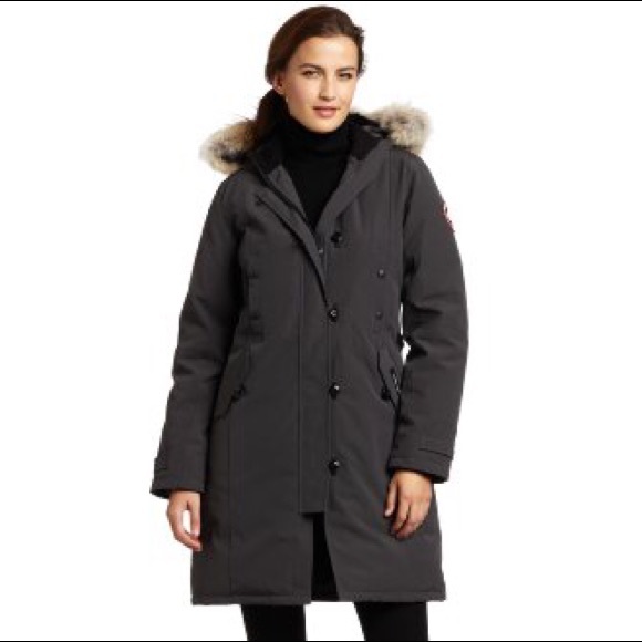 canada goose kensington parka in graphite canada goose kensington parka in graphite